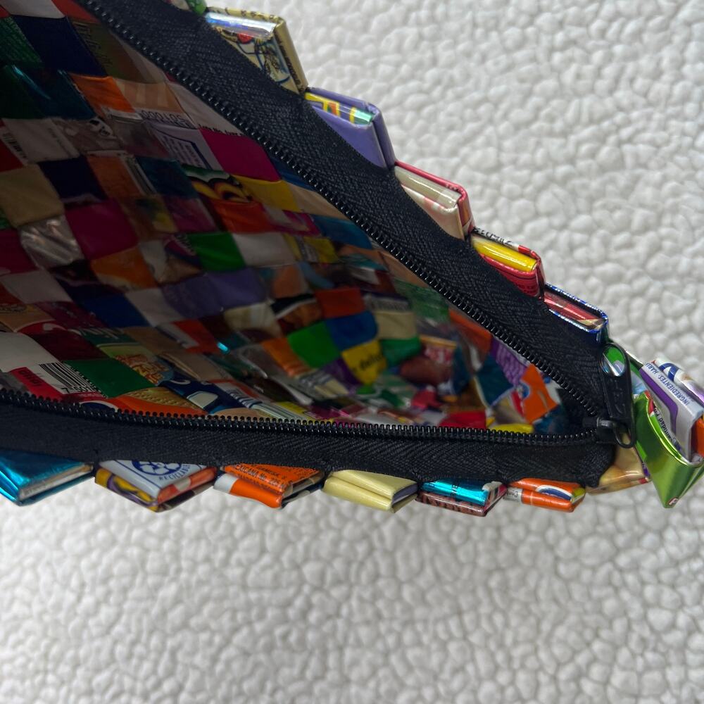 Candy Wrapper Shoulder Zip Handbag - image 5